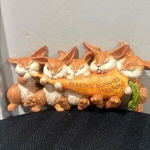 Enesco 1998 Bunches O Bunnies Plaque
